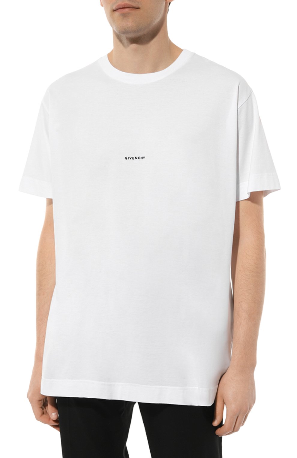 Хлопковая футболка GIVENCHY, арт. BM716N/3YBK, фото 3