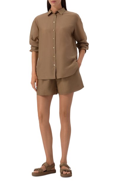 Рубашка из хлопка и шелка 12 STOREEZ, арт. 131507, фото 2