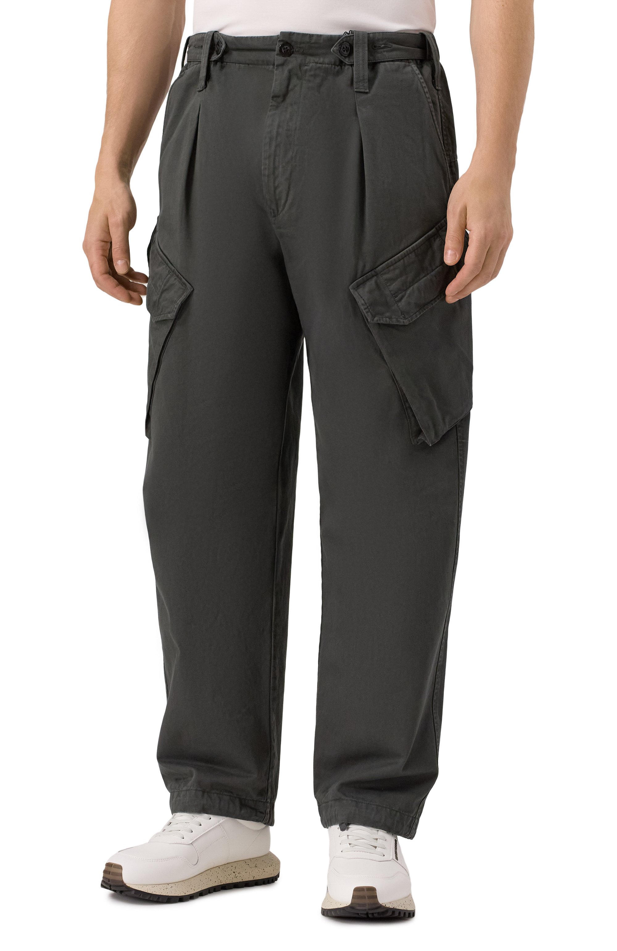 Хлопковые брюки-карго C.P. COMPANY, арт. 19CMPA171A110458G, фото 3