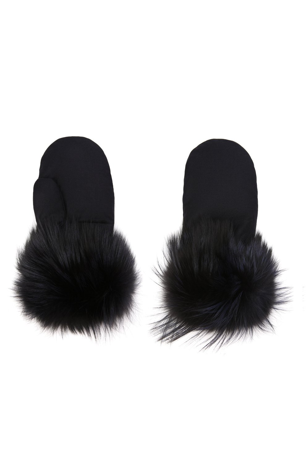 Варежки с меховой отделкой YVES SALOMON, арт. 22WAA126XXFLRD, фото 3