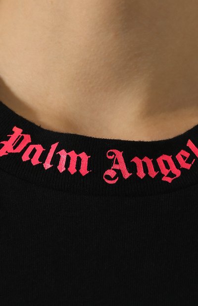 Хлопковый топ PALM ANGELS, арт. PWAA002R194130031012, фото 5