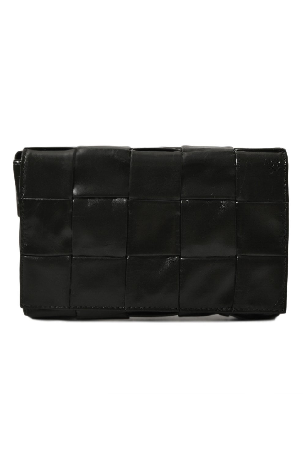 Сумка cassette BOTTEGA VENETA темно-зеленого цвета по цене 267000 руб., арт. 717587/VCQ71, фото 1 Сумка cassette BOTTEGA VENETA, арт. 717587/VCQ71, фото 1