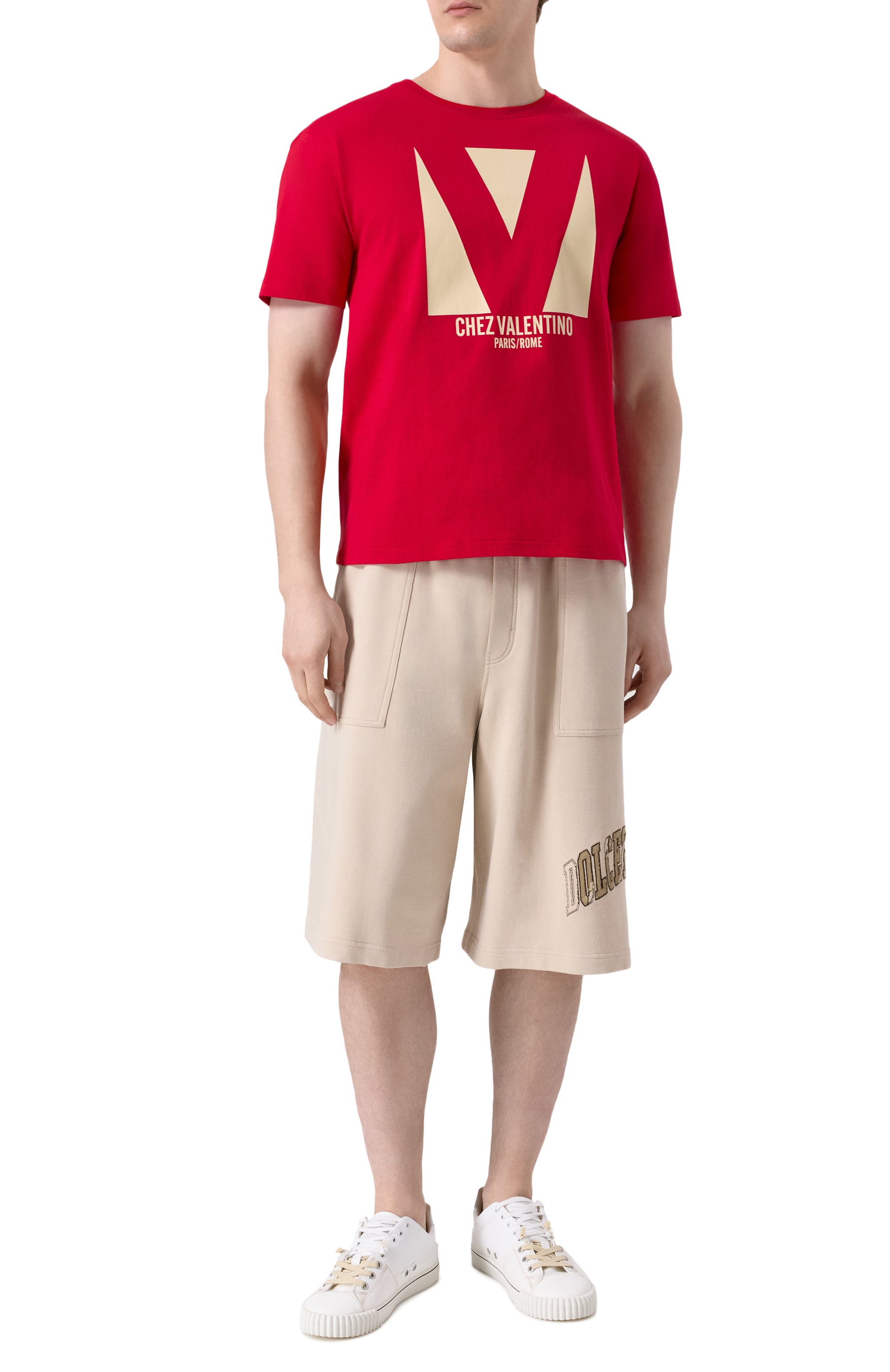 Хлопковая футболка VALENTINO, арт. 6V3MG16P/AQ9, фото 2