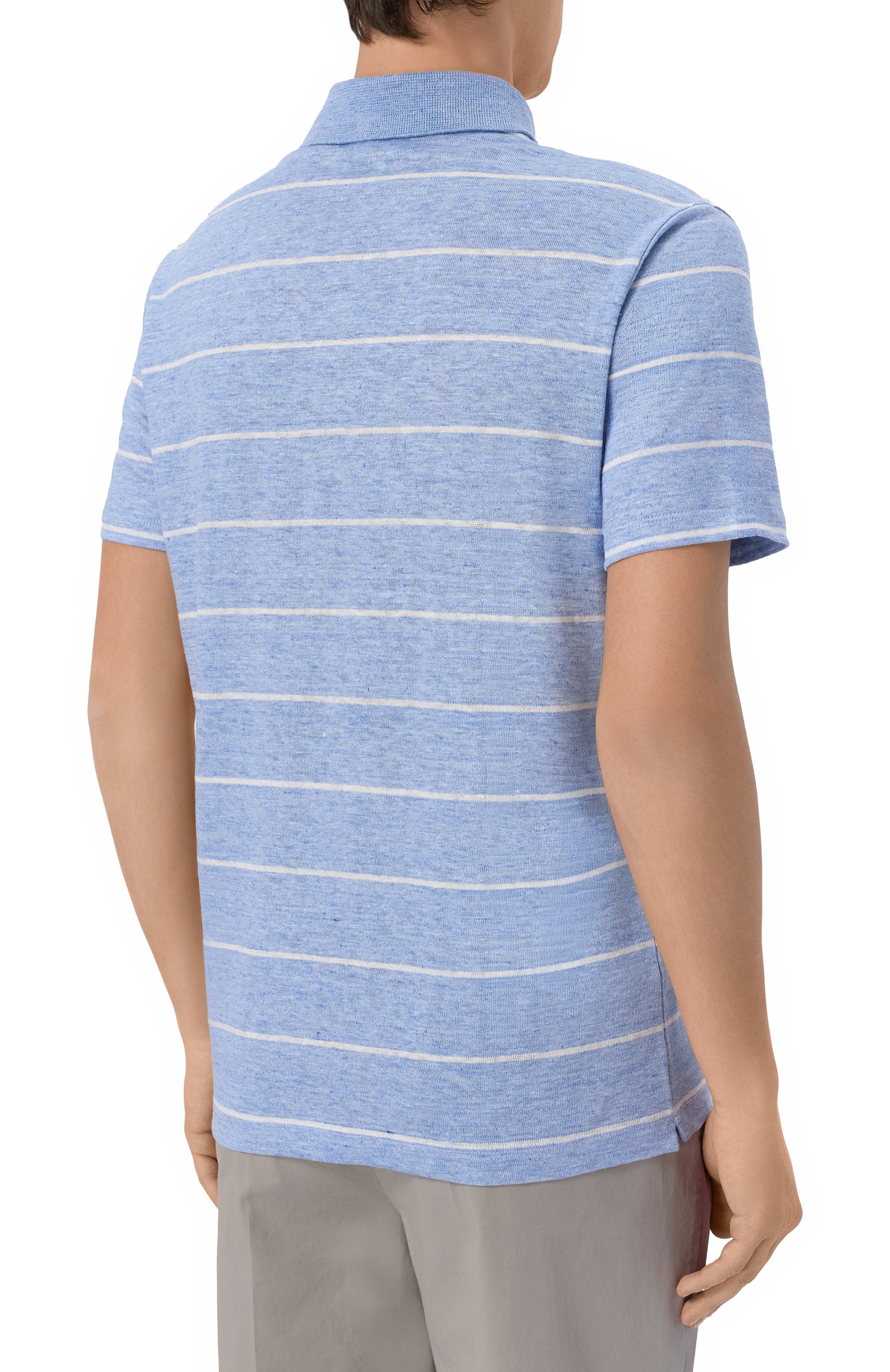 Льняное поло PAUL&SHARK, арт. 26411201, фото 4