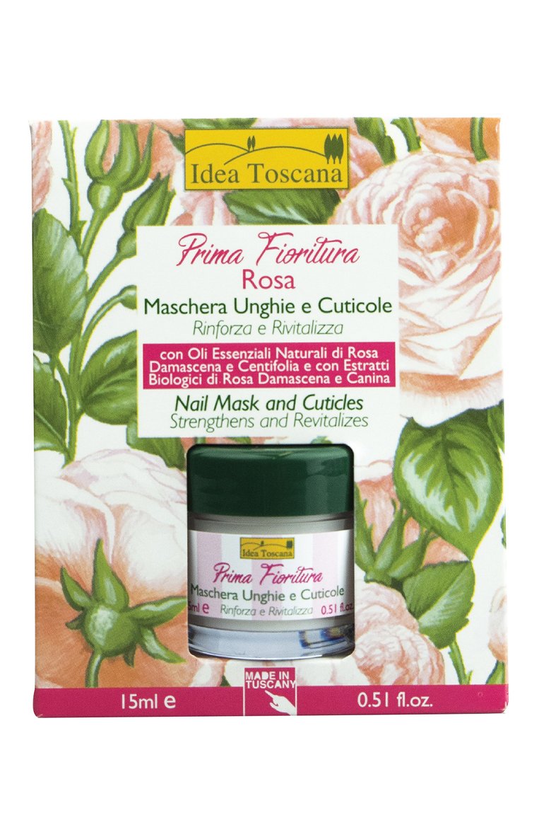 Питательная маска prima fioritura для ногтей и кутикулы (15ml) IDEA TOSCANA бесцветного цвета, арт. 430146 | Фото 1 (Тип продукта: Маски; Назначение: Для рук; Региональные ограничения белый список (Axapta Mercury): Не проставлено; Нос: Не проставлено; Косметика кросс-кт: Уход У)