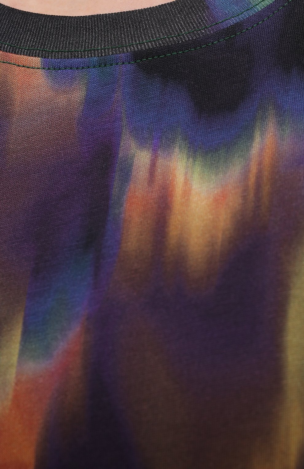 Хлопковая футболка DRIES VAN NOTEN разноцветного цвета по цене 28950 руб., арт. 221-031167-4619, фото 5 Хлопковая футболка DRIES VAN NOTEN, арт. 221-031167-4619, фото 5