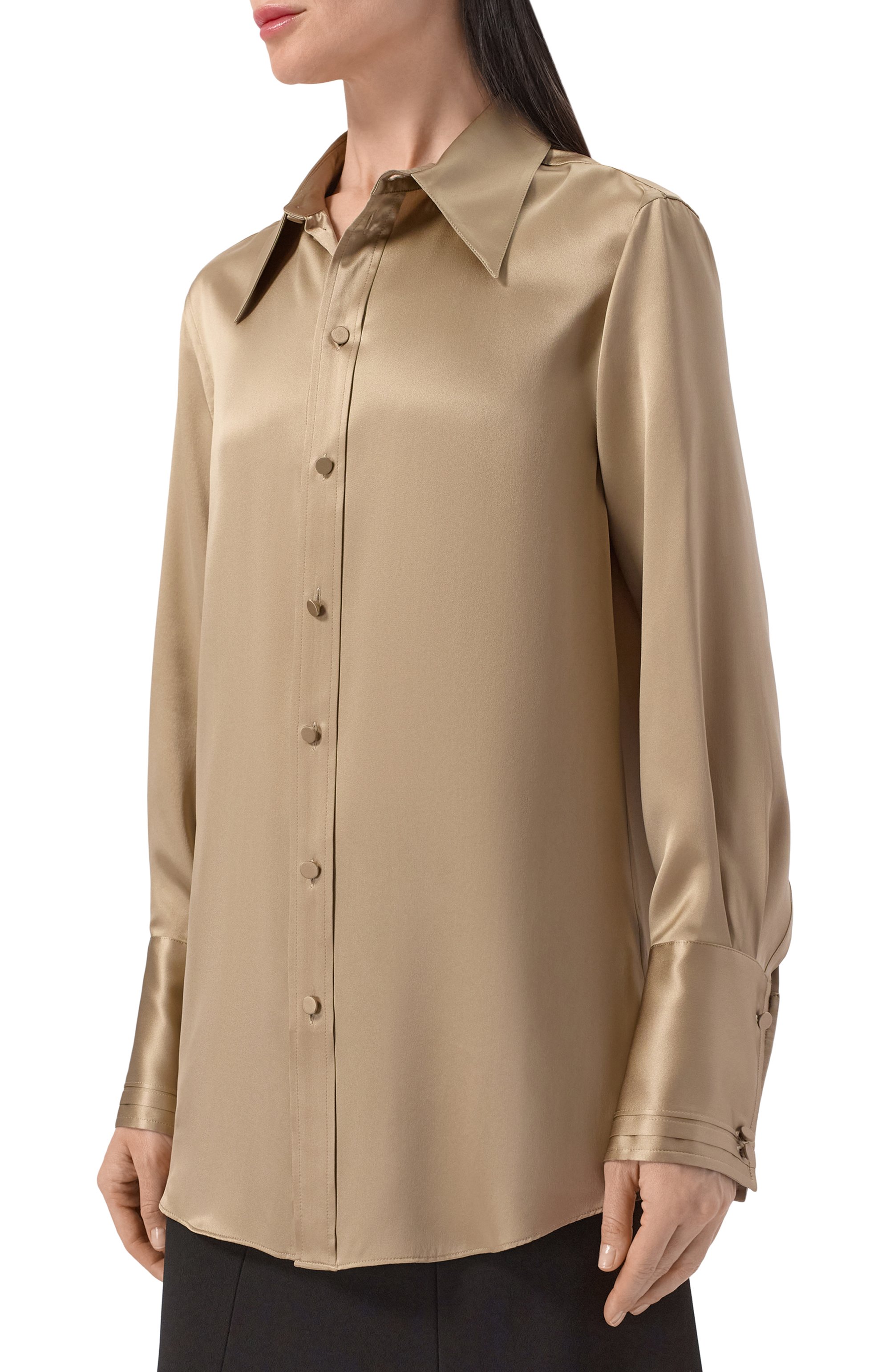 Атласная рубашка CO, арт. 2466NLSC-S26, фото 3