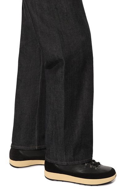 Кожаные ботинки KITON черного цвета по цене 124500 руб., арт. USSA028NX0031, фото 3 Кожаные ботинки KITON, арт. USSA028NX0031, фото 3