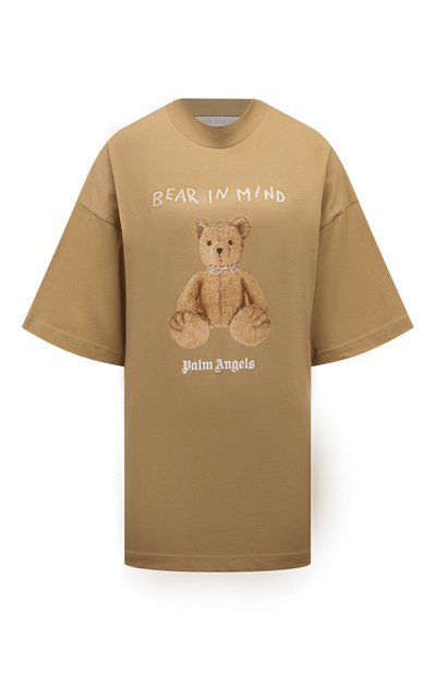 Женская хлопковая футболка PALM ANGELS, арт. PWAA017F24JER005