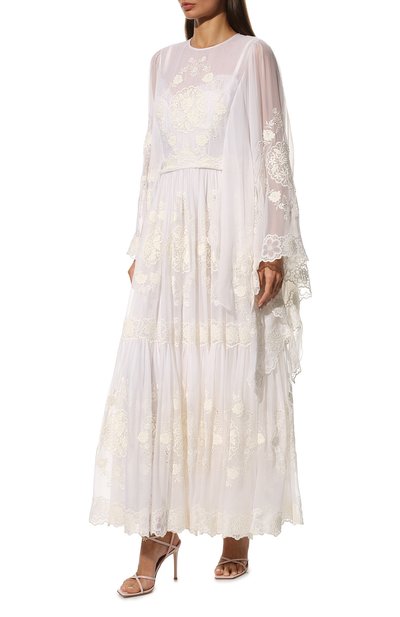 Платье из хлопка и шелка DOLCE & GABBANA, арт. F6ZD9Z/FGMEY, фото 3