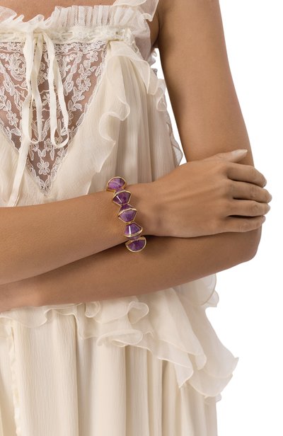 Браслет EDDIE BORGO фиолетового цвета по цене 59950 руб., арт. BR930502AME, фото 2 Браслет EDDIE BORGO, арт. BR930502AME, фото 2