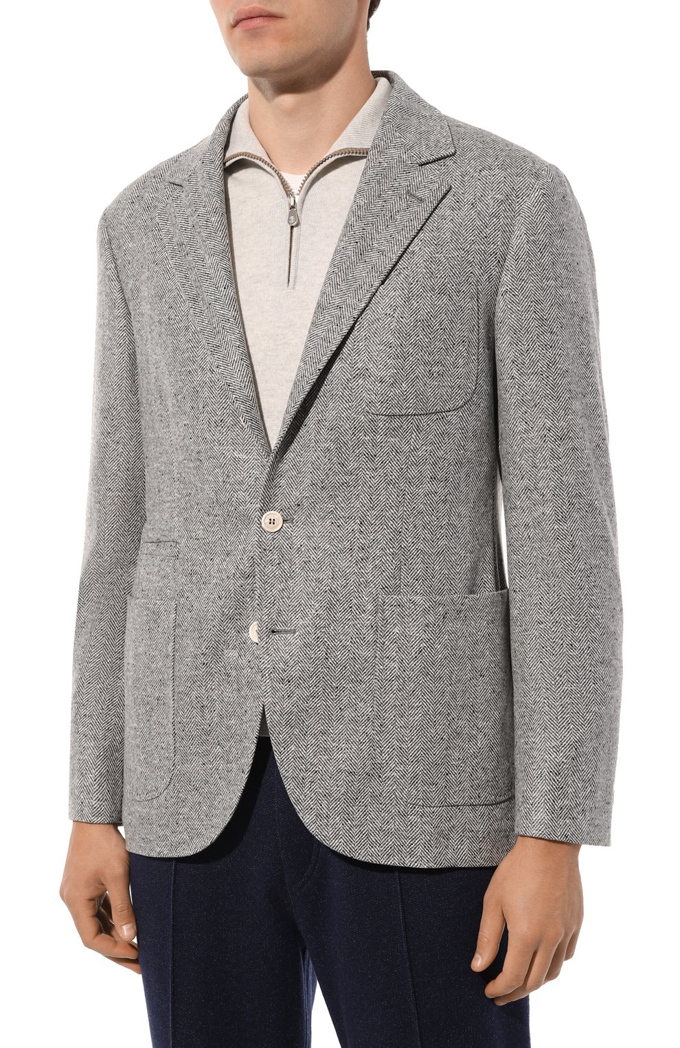 Шерстяной пиджак BRUNELLO CUCINELLI, арт. MQ4237BND, фото 3