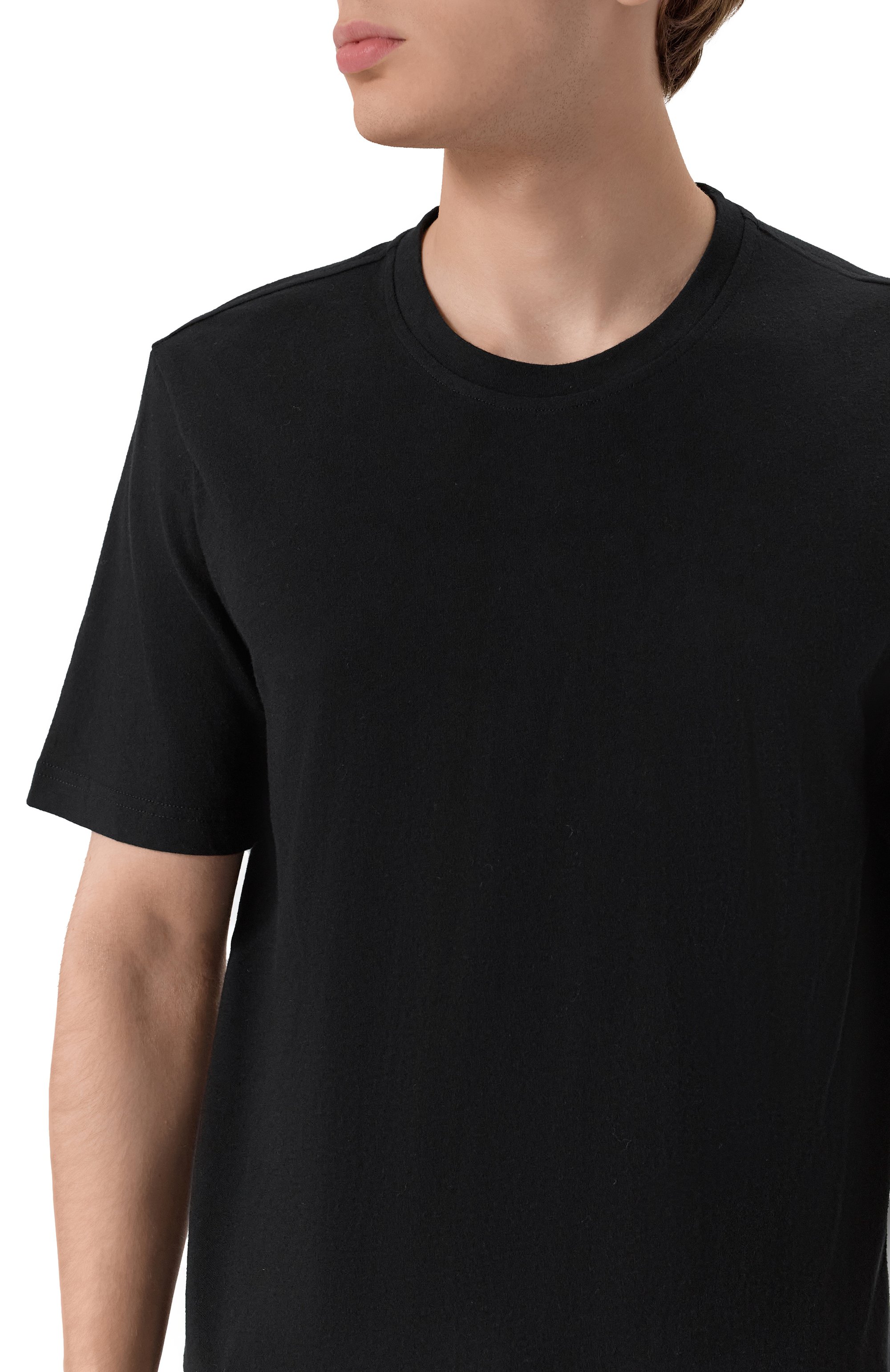 Футболка из хлопка и кашемира CAPOBIANCO, арт. 19M660.WS00., фото 5