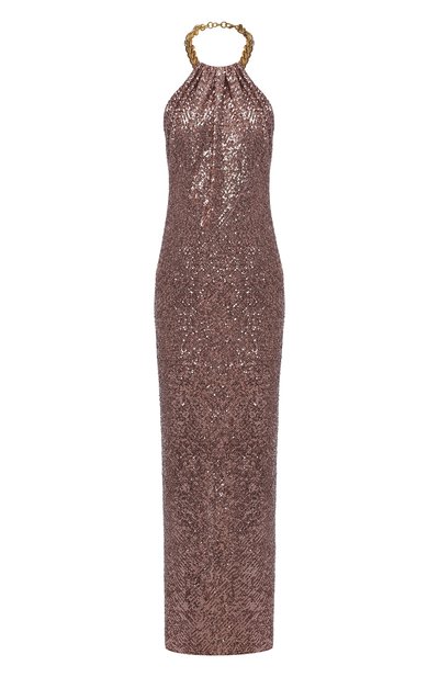 Женское платье с отделкой пайетками TOM FORD, арт. AB3058-FAE381