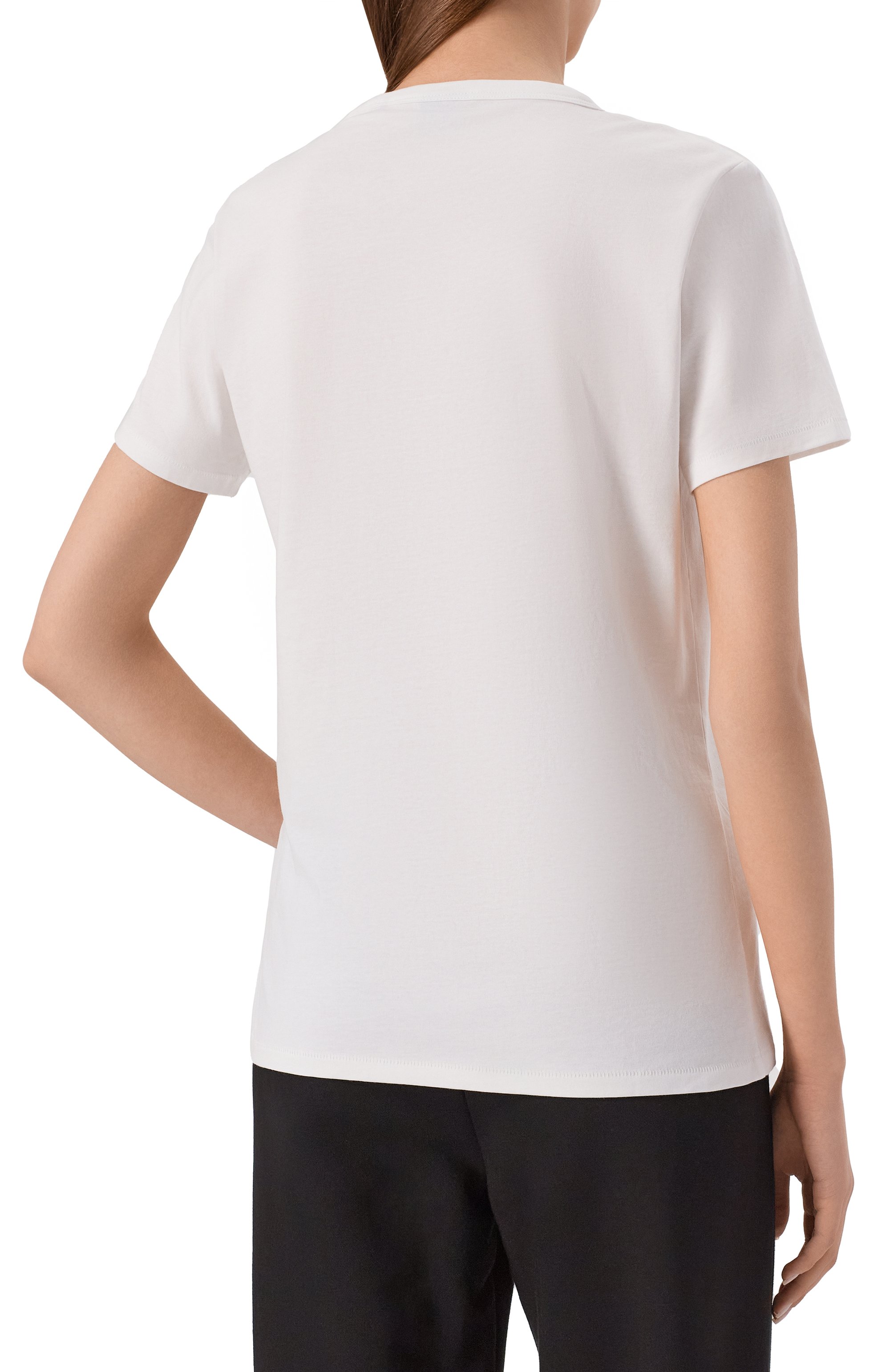 Хлопковая футболка BOSS ORANGE, арт. 50549192, фото 4