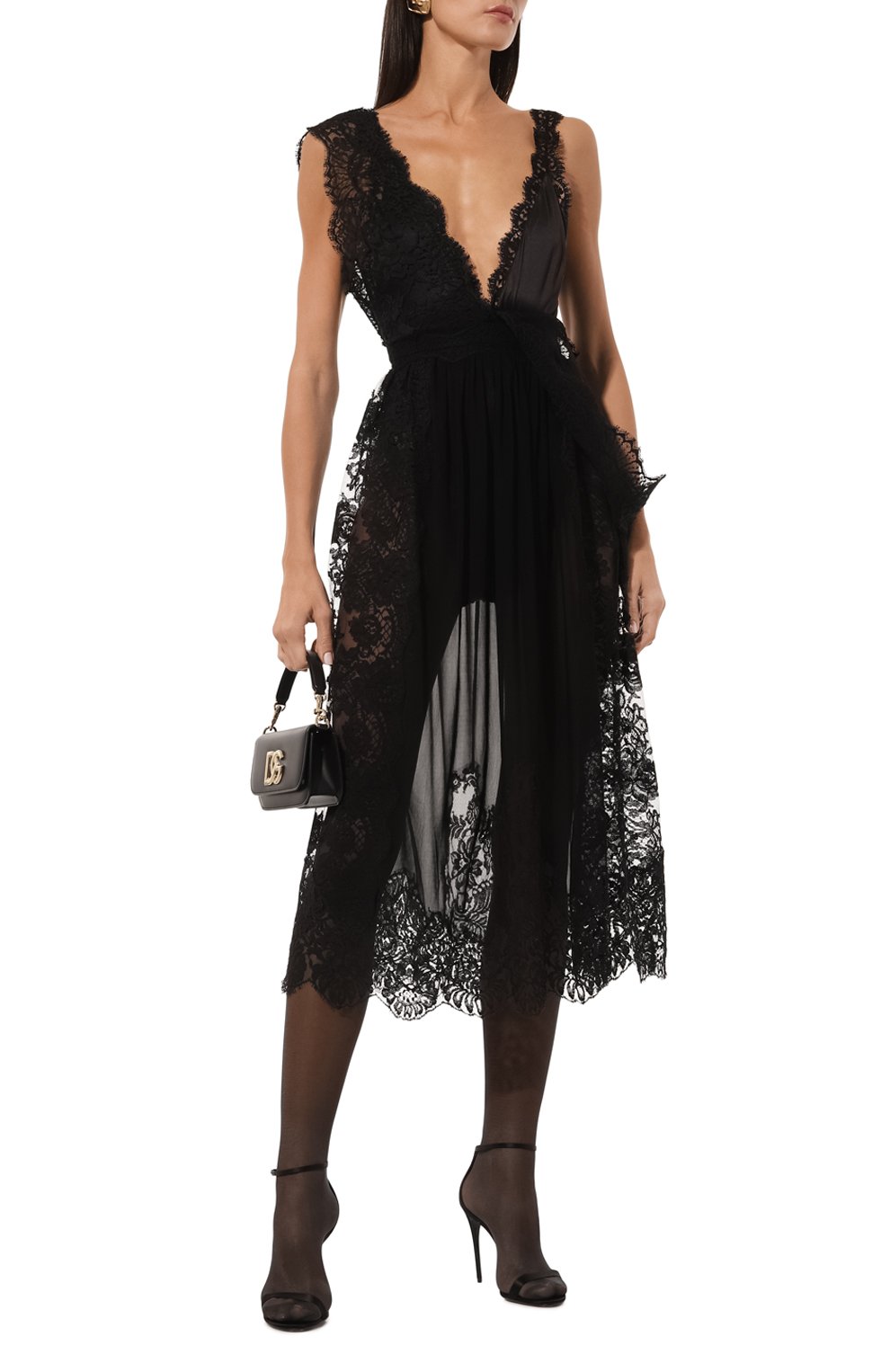 Шелковое боди DOLCE & GABBANA, арт. 09C61T/0NQ41, фото 2