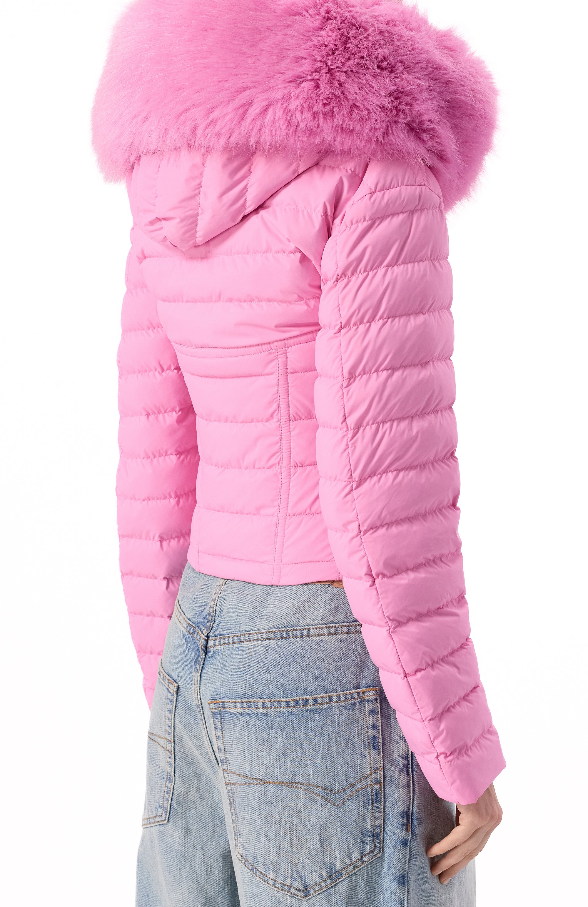 Пуховик BALENCIAGA розового цвета по цене 483000 руб., арт. 848873/TN012, фото 4 Пуховик BALENCIAGA, арт. 848873/TN012, фото 4