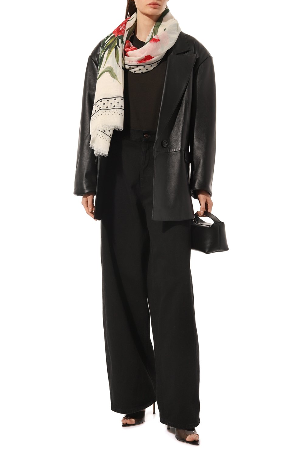 Шаль из кашемира и шелка DOLCE & GABBANA, арт. FS209A/GDAW1, фото 2