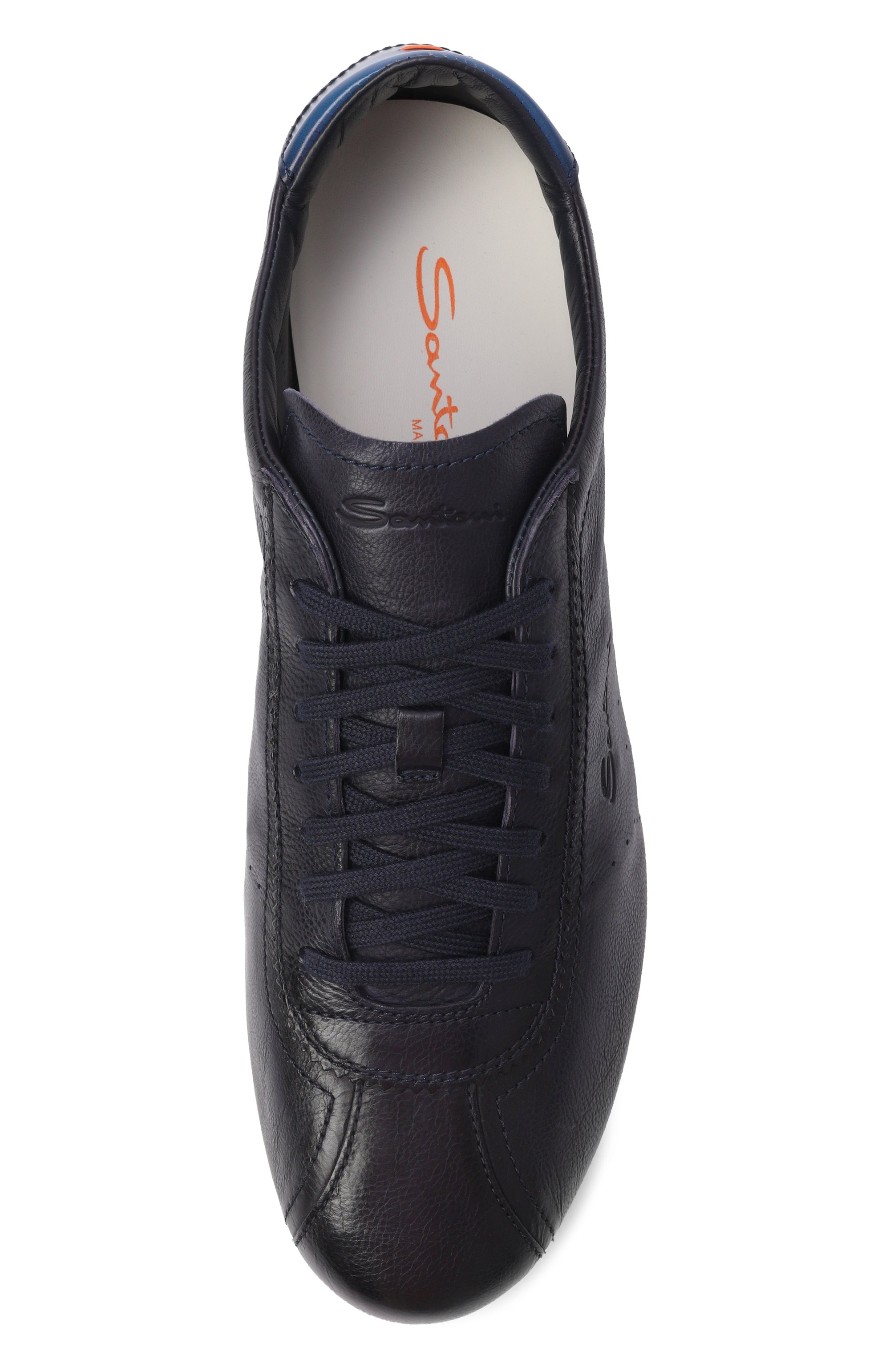 Кожаные кеды yorker SANTONI, арт. MBYG22157TIRTFRI, фото 5