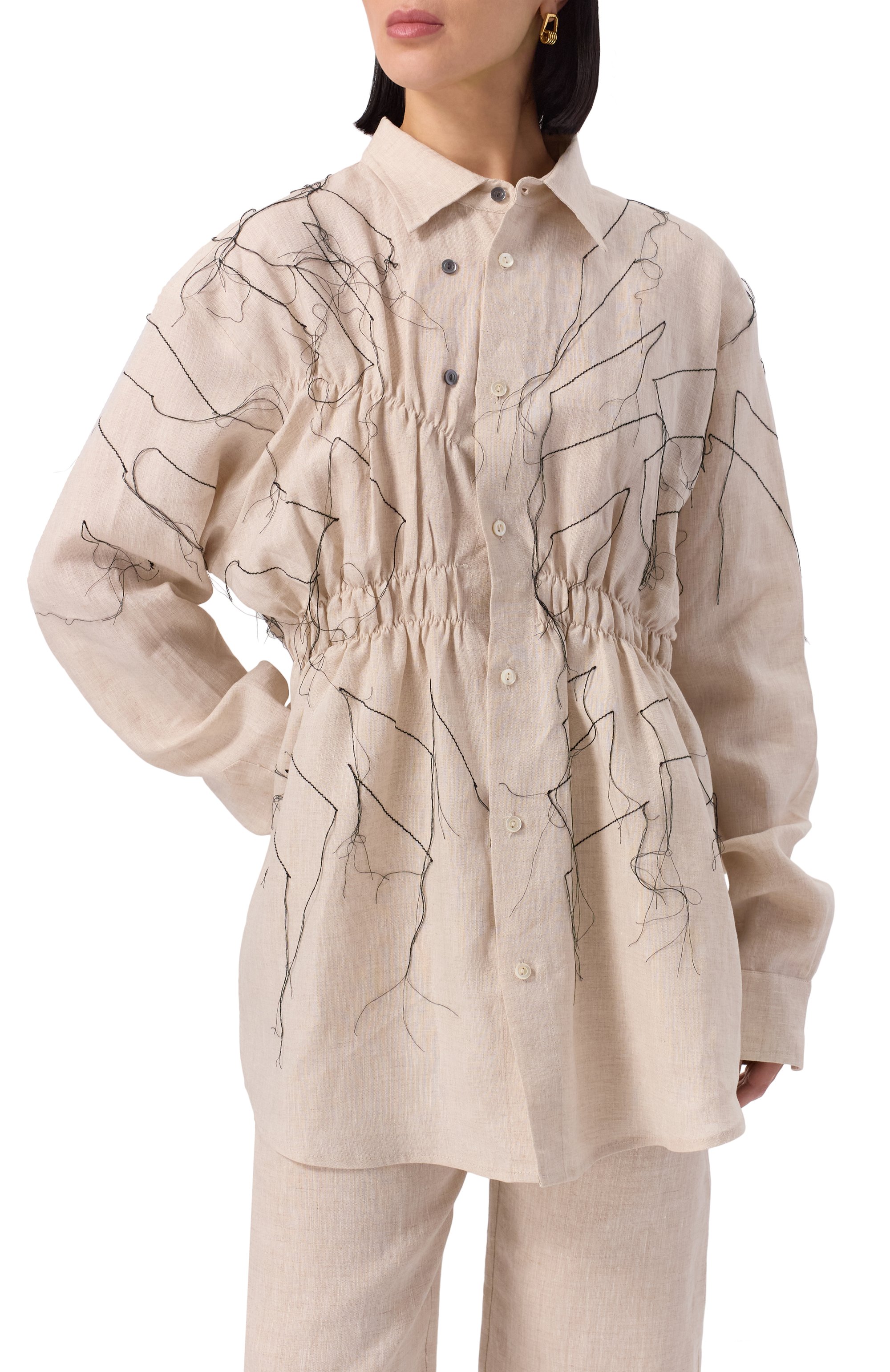 Льняная рубашка ALBUS LUMEN, арт. AL.RT25. 008.FREYSHIRT, фото 3