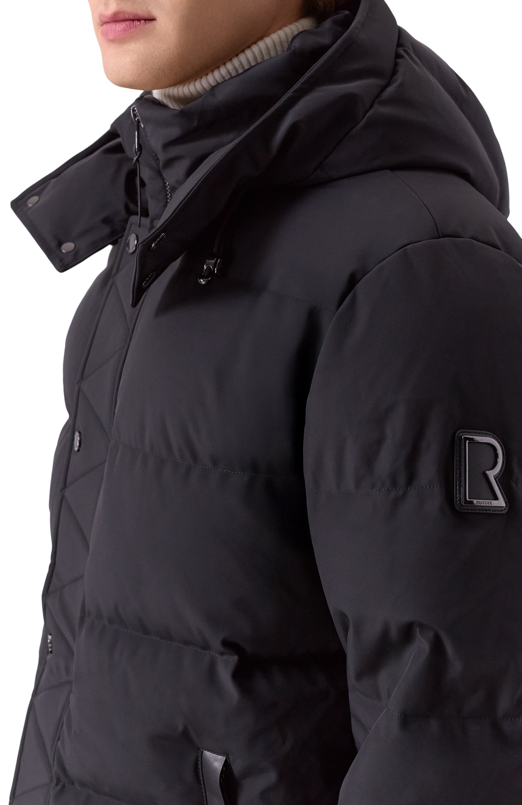 Пуховик RUDSAK черного цвета по цене 133000 руб., арт. 6125041, фото 5 Пуховик RUDSAK, арт. 6125041, фото 5