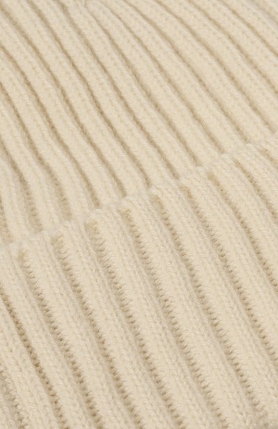 Кашемировая шапка BRUNELLO CUCINELLI кремового цвета по цене 57100 руб., арт. M2293900, фото 3 Кашемировая шапка BRUNELLO CUCINELLI, арт. M2293900, фото 3