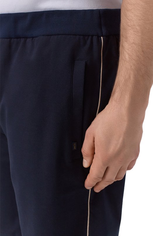 Шорты из лиоцелла и хлопка Paul&Shark 26411806_001 Синий  26411806_001 Фото 5