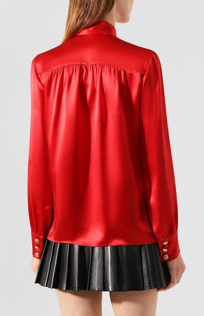 Блузка из смеси шелка и вискозы GUCCI, арт. 595160/ZIM67, фото 4