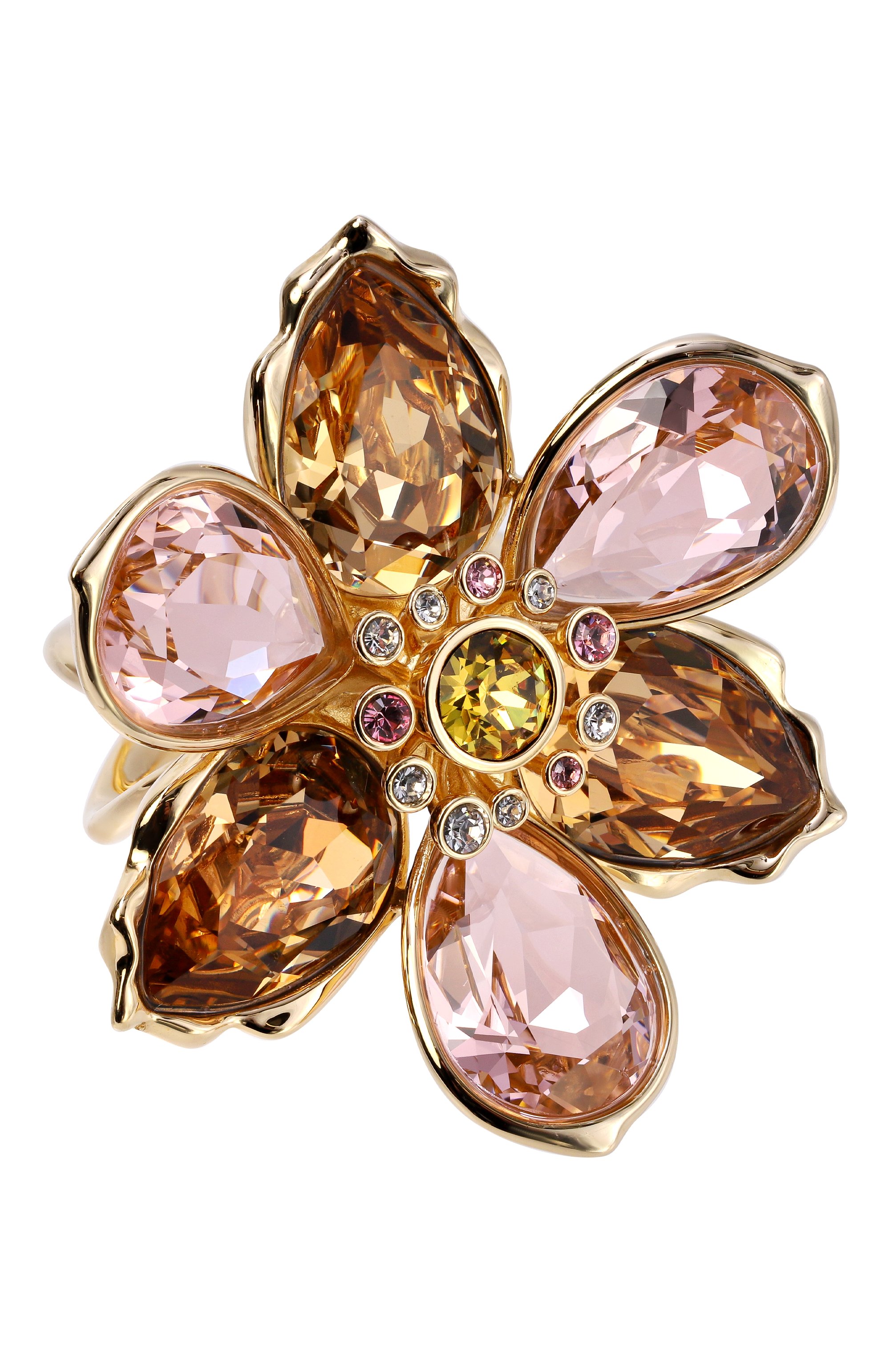 Кольцо idyllia SWAROVSKI розового цвета по цене 33900 руб., арт. 5736221, фото 1 Кольцо idyllia SWAROVSKI, арт. 5736221, фото 1