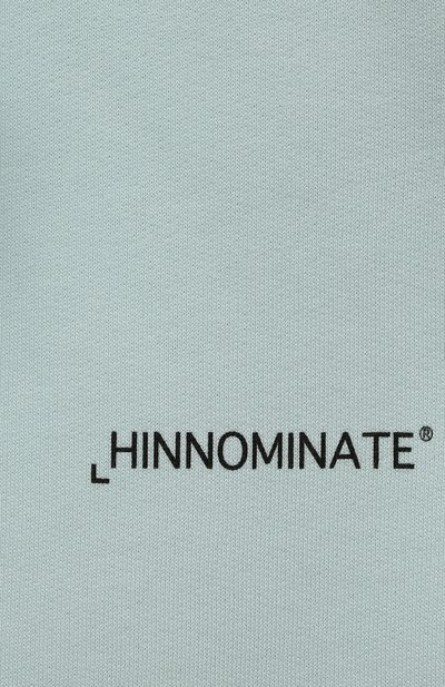 Хлопковые брюки HINNOMINATE голубого цвета по цене 11300 руб., арт. HKW2/3641PF0061, фото 3 Хлопковые брюки HINNOMINATE, арт. HKW2/3641PF0061, фото 3