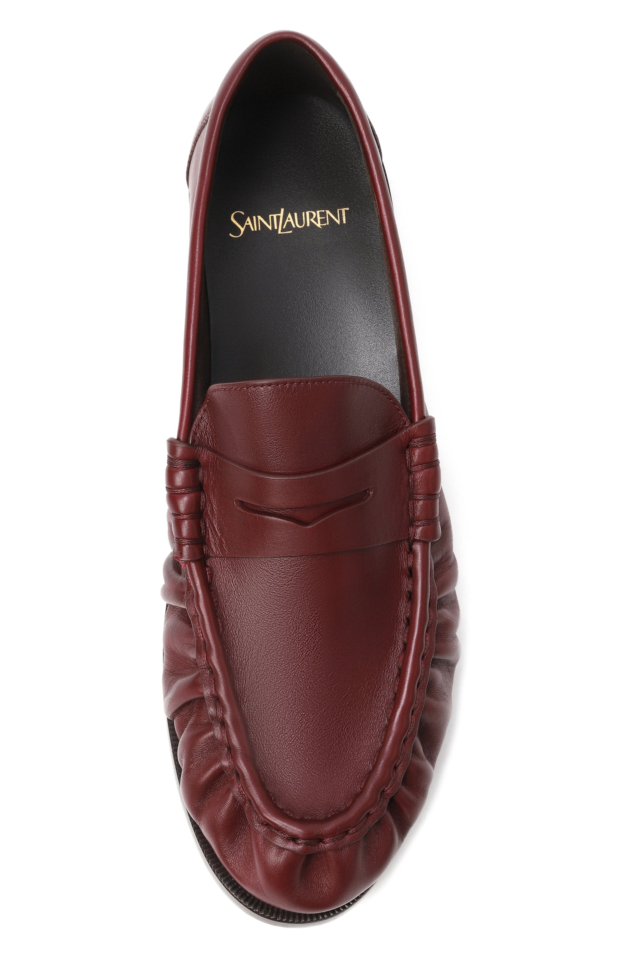 Кожаные пенни-лоферы le loafer SAINT LAURENT, арт. 818908/AAFFI, фото 6