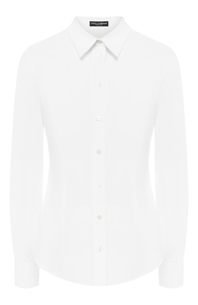 Женская хлопковая рубашка DOLCE & GABBANA, арт. 0102/F5F80T/FUEAJ