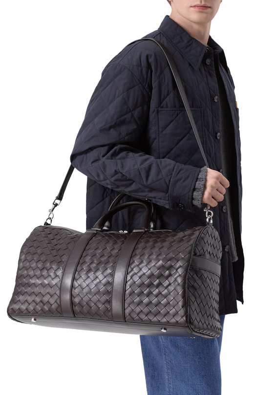 Сумка Intrecciato Duffle medium Bottega Veneta 781053/V2HL1 Чёрный  781053/V2HL1 Фото 2