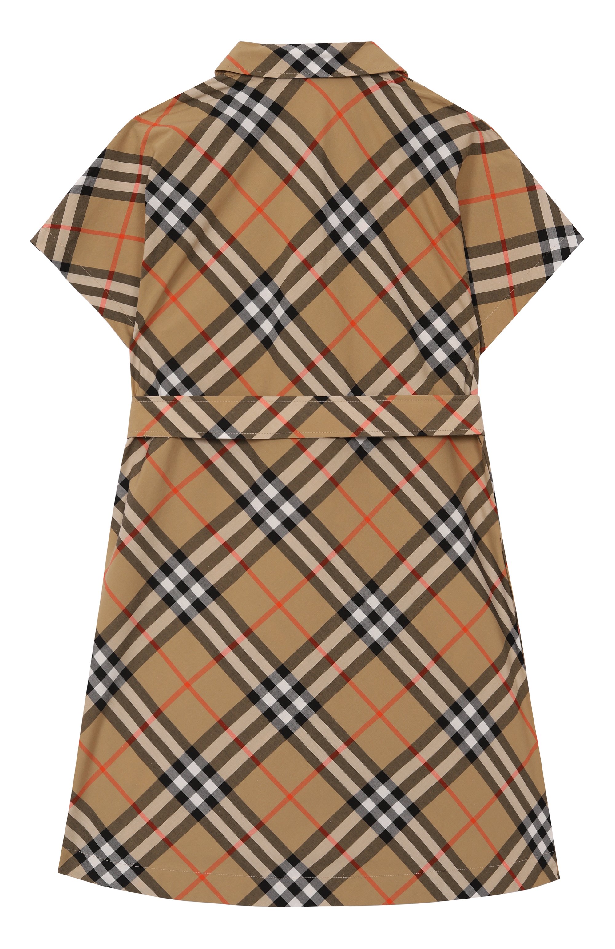 Хлопковое платье-рубашка BURBERRY, арт. 8090538, фото 2