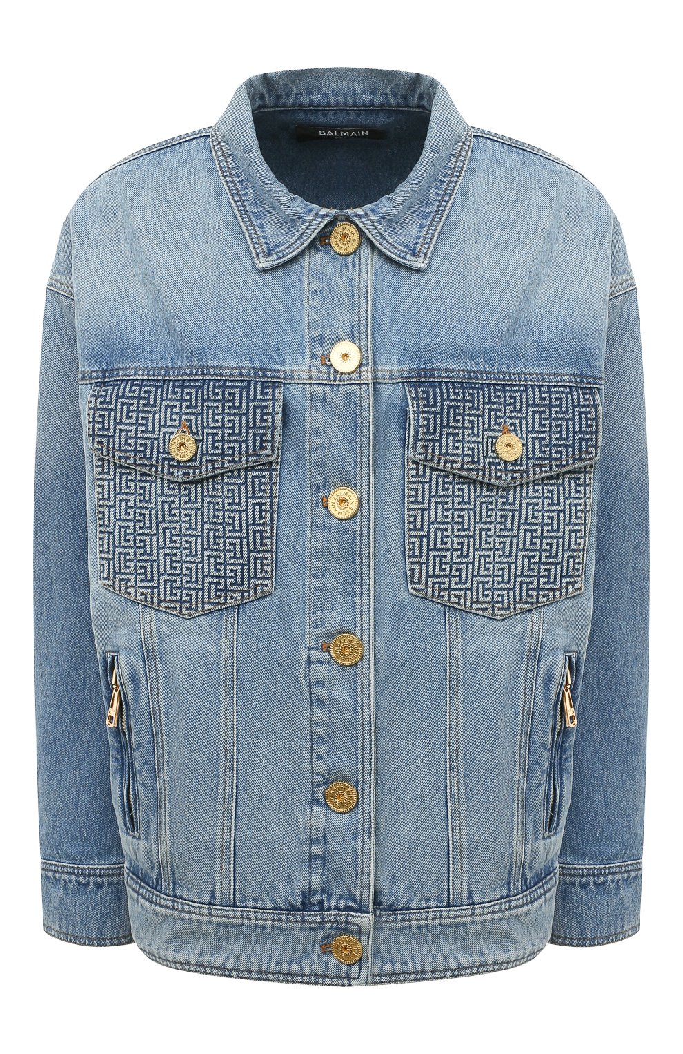 Джинсовая куртка BALMAIN, арт. AF1TC060DD09, фото 1