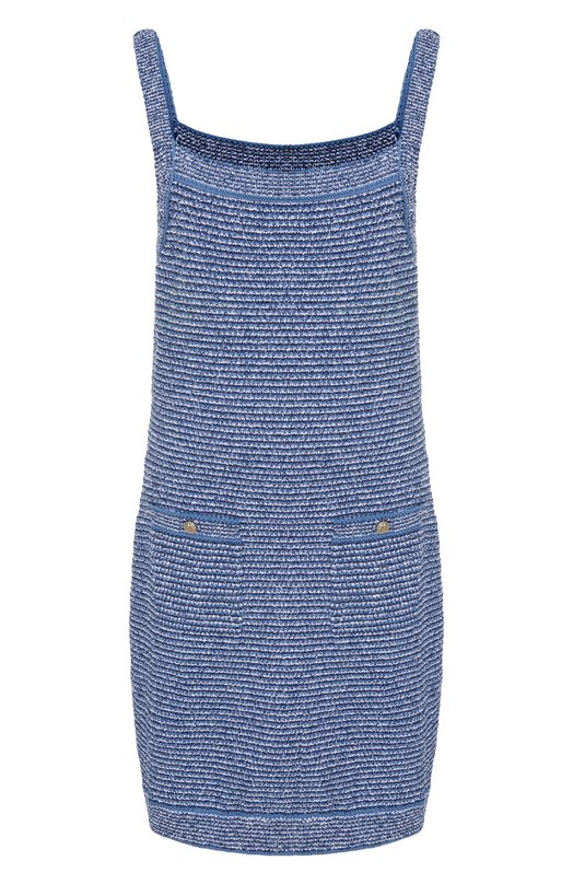 Хлопковое платье Gucci 818645/XKENS Синий 818645/XKENS