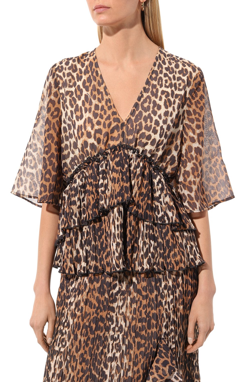 Блузка GANNI, арт. F8694, фото 3