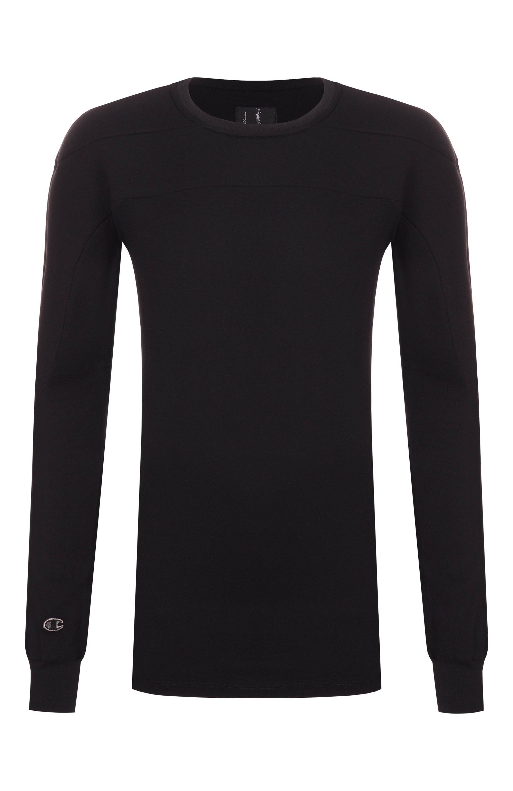 Хлопковый лонгслив rick owens x champion RICK OWENS, арт. CM01E1707/CHJG, фото 1