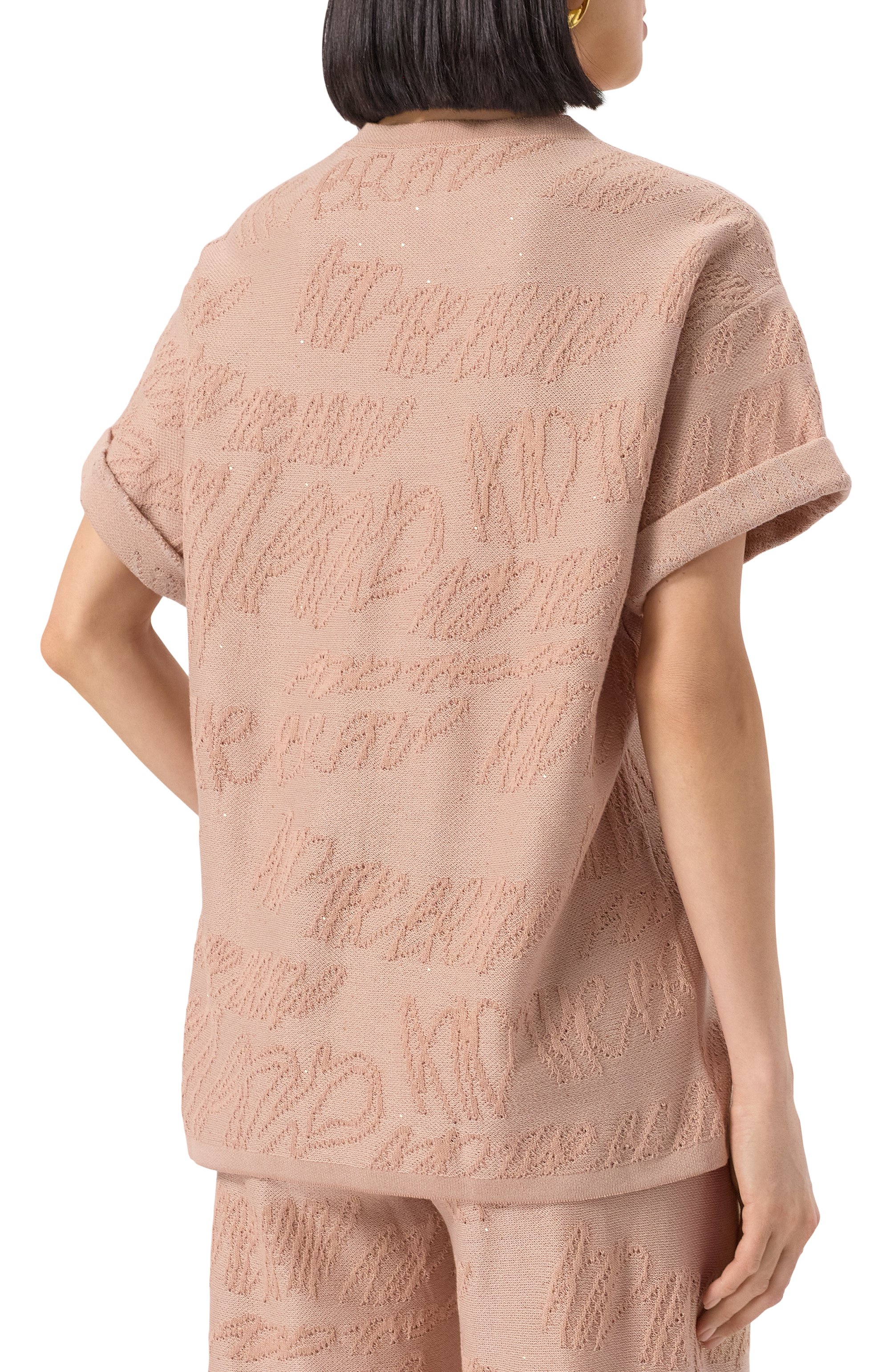 Футболка из хлопка и вискозы AND THE BRAND, арт. S25-TS014S-1204-301, фото 4