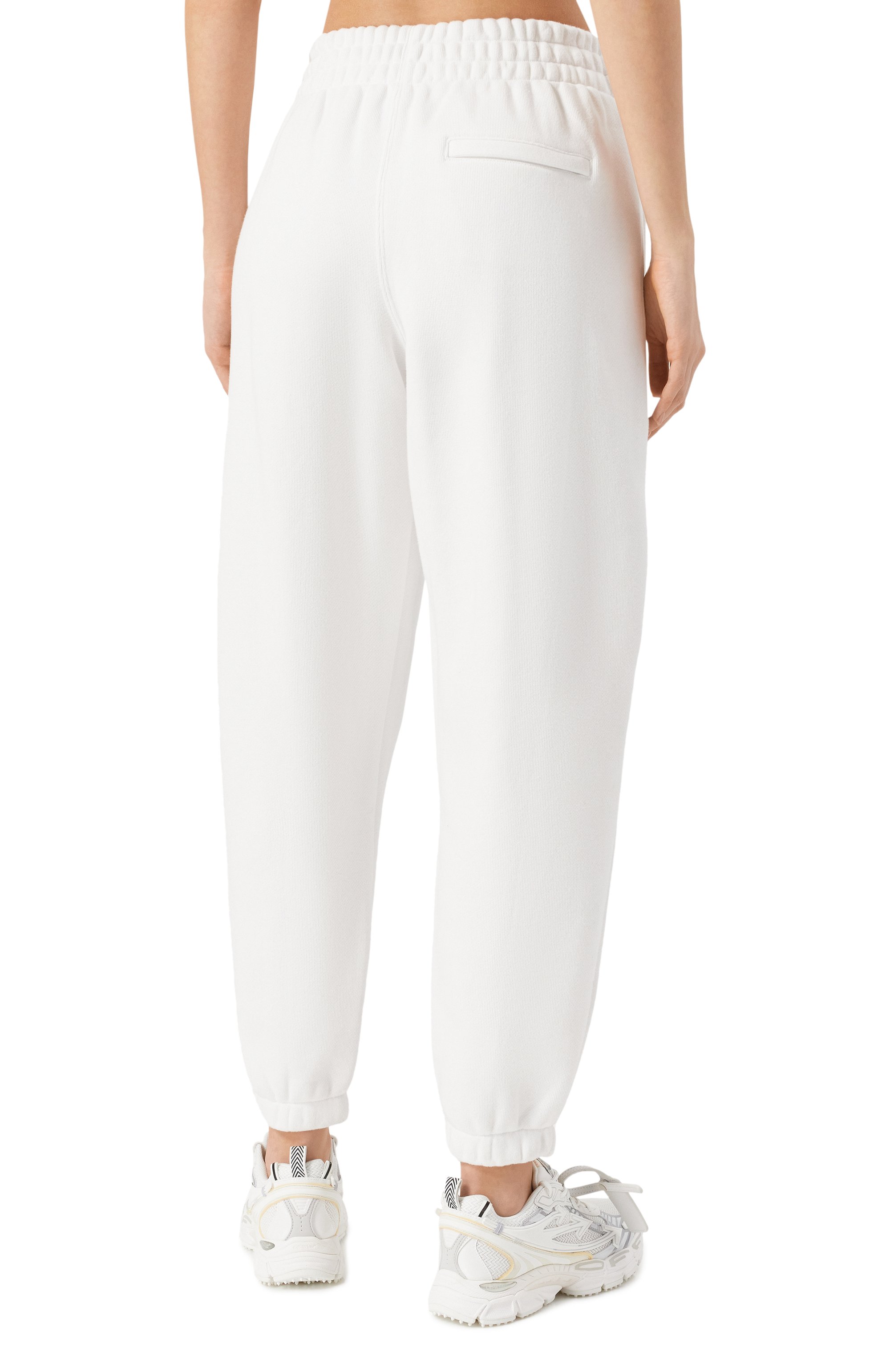 Хлопковые джоггеры ALEXANDERWANG.T белого цвета по цене 45400 руб., арт. 4CC3244399, фото 4 Хлопковые джоггеры ALEXANDERWANG.T, арт. 4CC3244399, фото 4