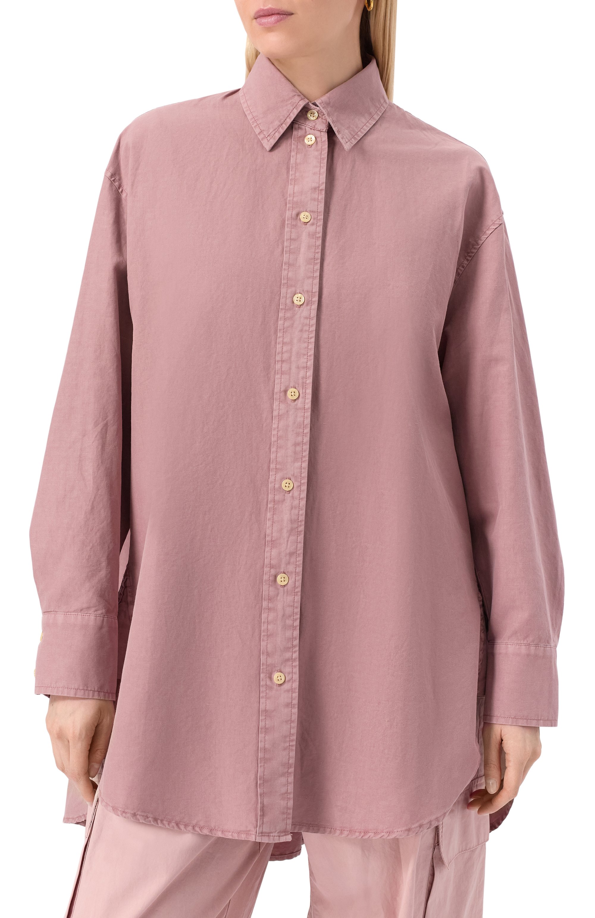 Рубашка из хлопка и льна REPLAY, арт. W2166 .000.85176G, фото 3