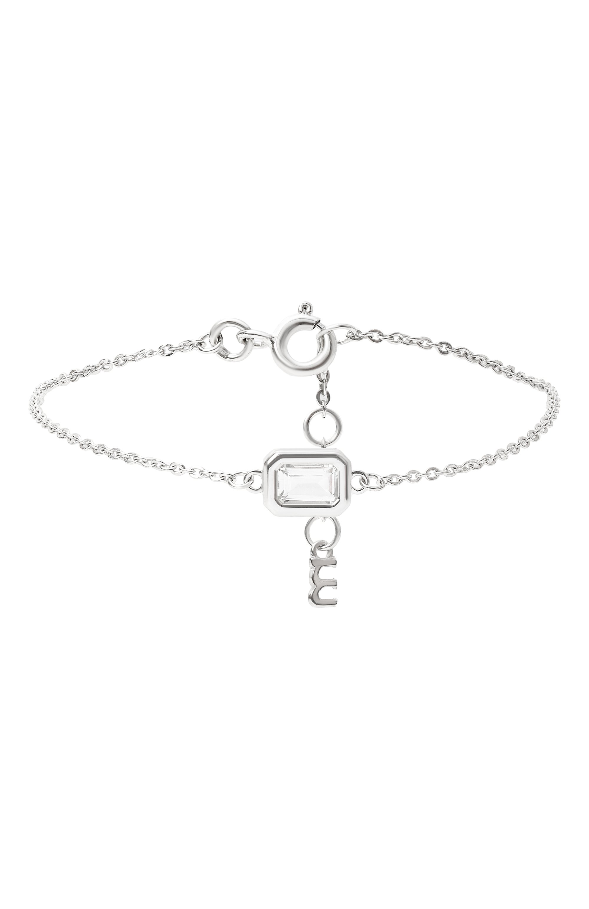 Браслет wave base с горным хрусталем MOONKA, арт. wav-br-crs, фото 1