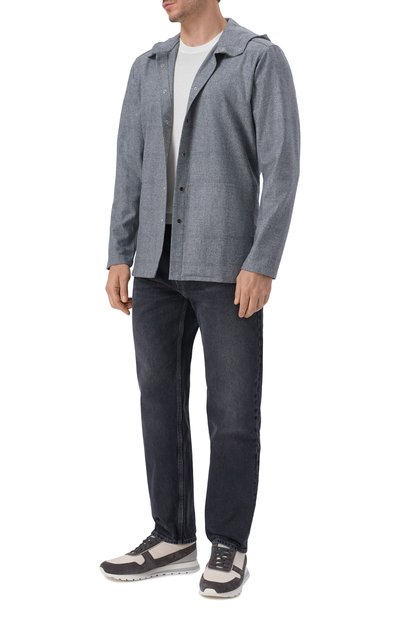 Мужская шерстяная рубашка KITON, арт. UMCPETEK0127G02