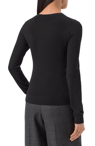 Кашемировый пуловер LORO PIANA черного цвета по цене 139000 руб., арт. FAM9049_001, фото 4 Кашемировый пуловер LORO PIANA, арт. FAM9049_001, фото 4