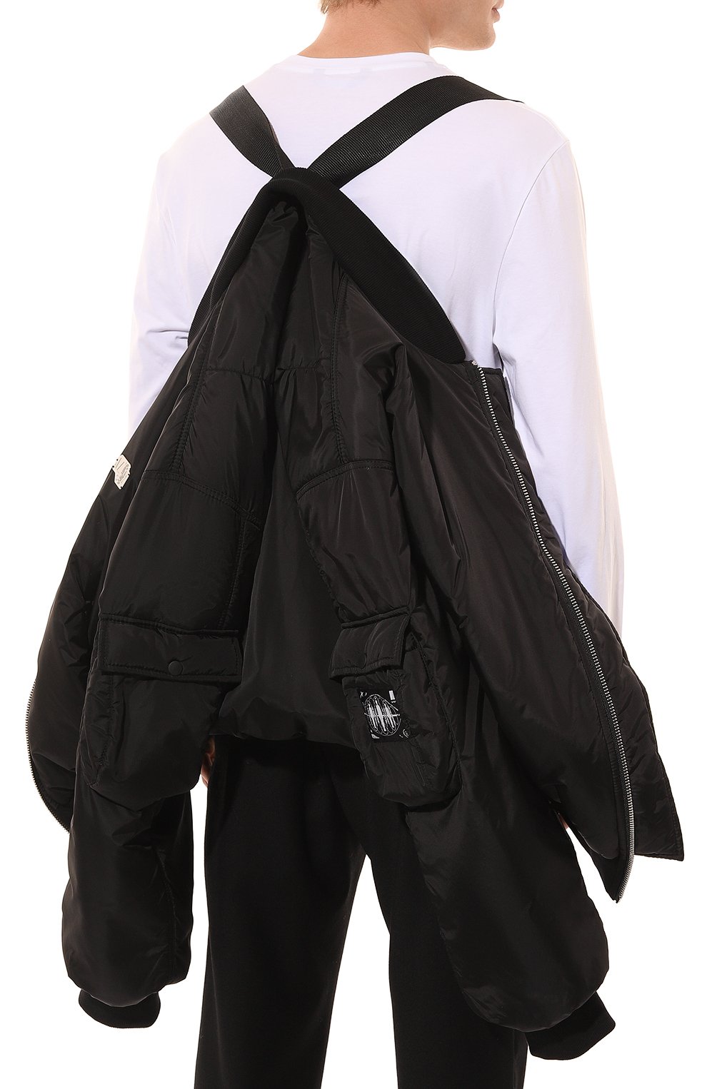 Утепленный бомбер WHO_AM, арт. MO1-SVPO249-BLK, фото 7