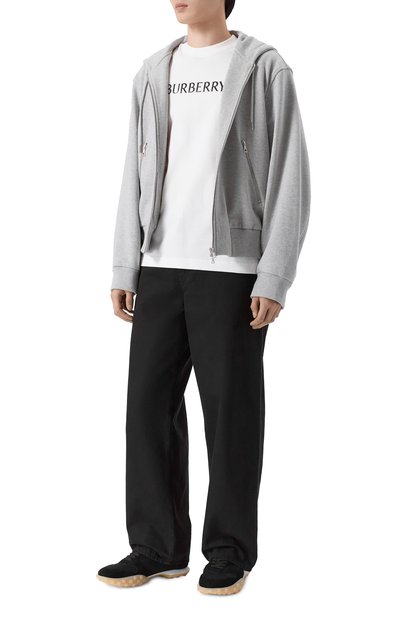 Хлопковая футболка BURBERRY, арт. 8122389, фото 2