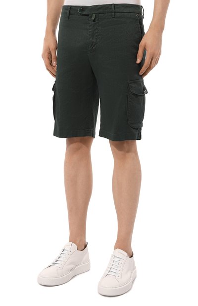 Шорты изо льна и хлопка KITON, арт. UFPPBK0604D, фото 3