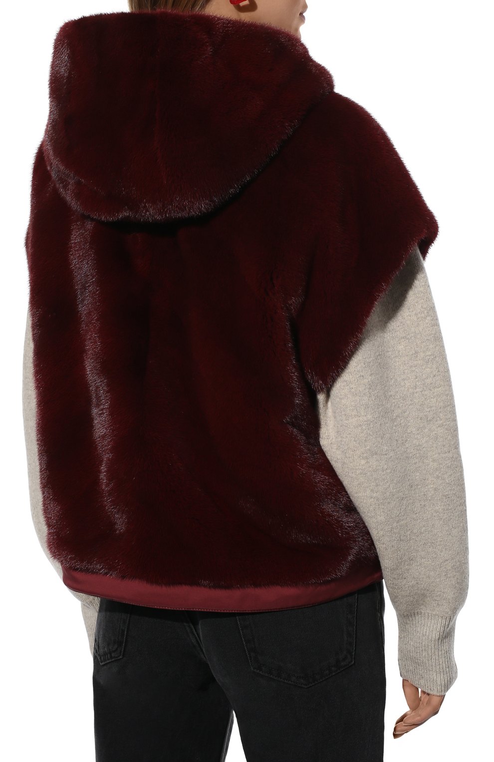 Жилет из меха норки LORO PIANA, арт. FAL7230, фото 4