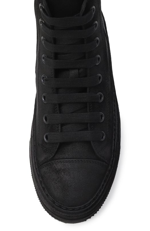 Замшевые кеды Orvo Ann Demeulemeester B0012570/LT147 Чёрный  B0012570/LT147 Фото 6