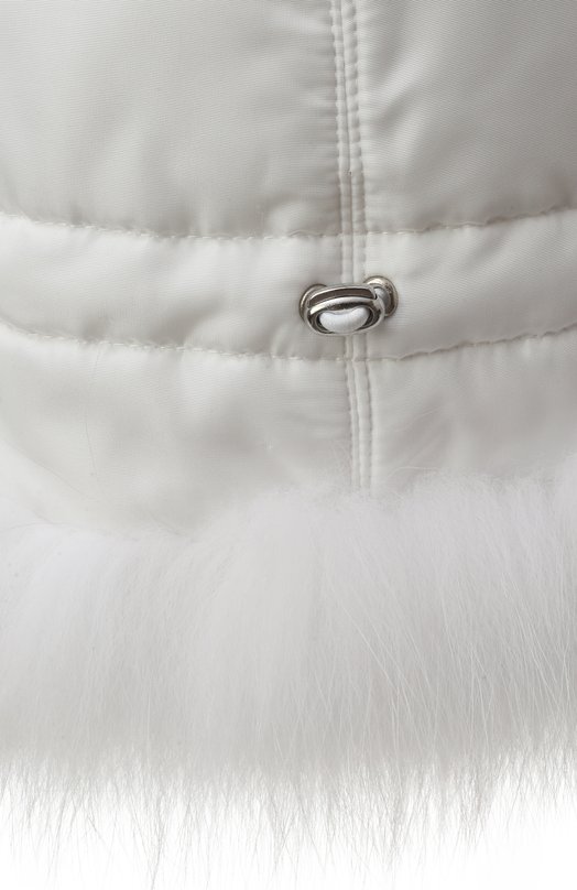 Меховая шапка-ушанка Саша из песца FurLand 0107603310005600220 Белый  0107603310005600220 Фото 3